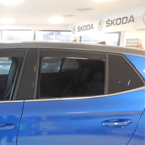 Déflecteurs D'air (4 Pièces) Pour Skoda Fabia MK4 5 Portes 2022-2025 - Visières De Fenêtre Noires