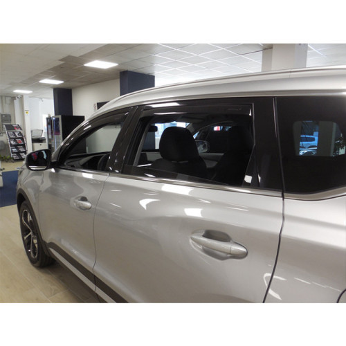 Déflecteurs D'Air Pour Ford EcoSport 2013-2022 - Lot 4 Pièces - Noir - HEKO - Fabriqué En Pologne