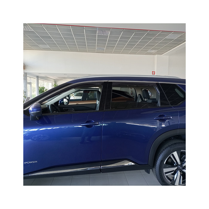 Deflectores De Aire Para Ventanas Kia Niro 2016-2022 (5 Puertas) - 2 Piezas Negras HEKO, Fabricadas En Polonia