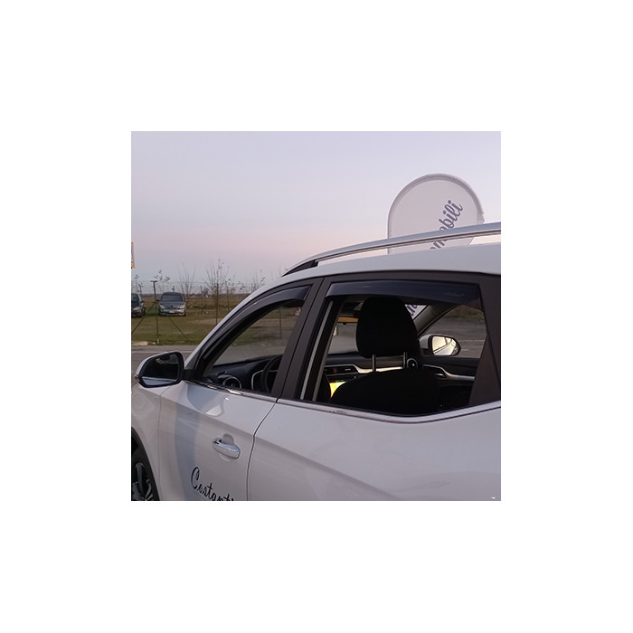 Déflecteurs d'air Farad pour MG ZS 5 portes 2021-2024 - portes avant + arrière