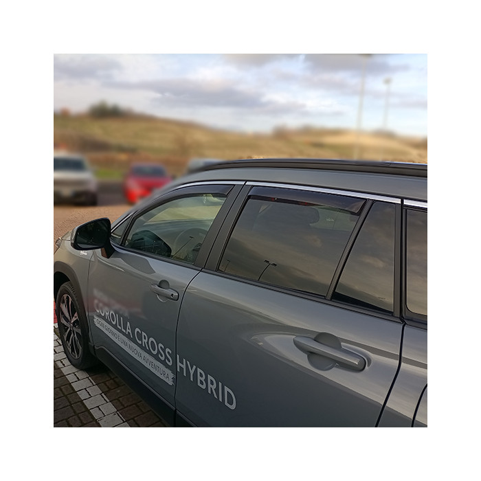 Déflecteurs d'air Farad pour TOYOTA COROLLA CROSS 5 PORTE 2022> - portes avant + arrière