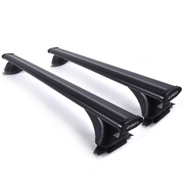 Barres de toit Farad Aerodynamic Black LX cm. 120