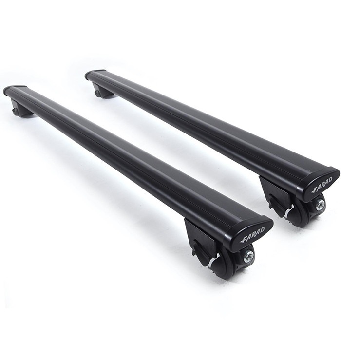 Barres de toit Farad Aerodynamic Black BM04 cm. 130