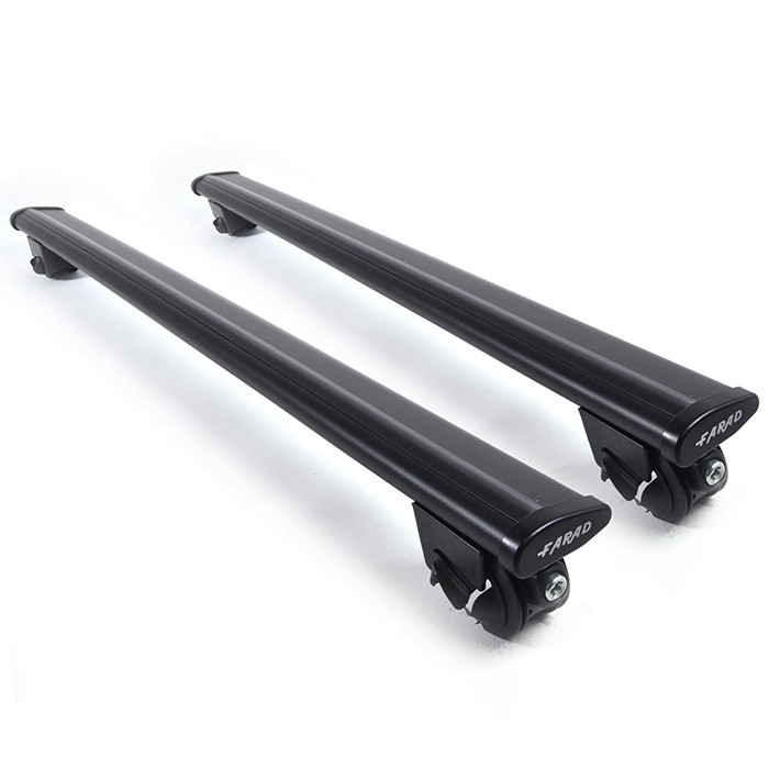 Barres de toit Farad Aerodynamic Black SM02 cm. 140