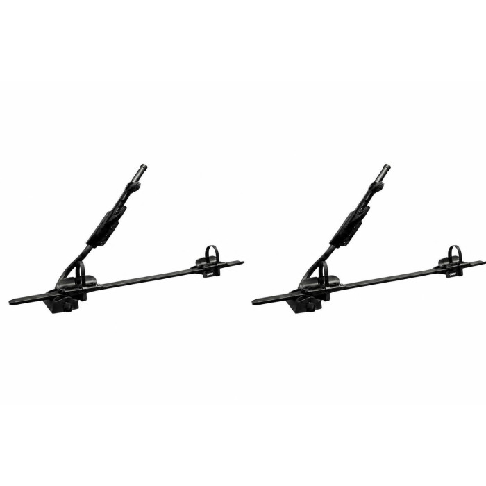 SUPER PROMO - 2 Porte-vélos de toit Pesio Black