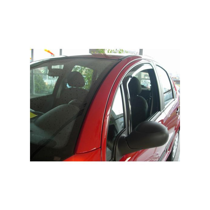 Déflecteurs D'Air (Lot De 4) Pour Isuzu D-Max 2012-2020 - Teintés - Installation Externe Avec Adhésif