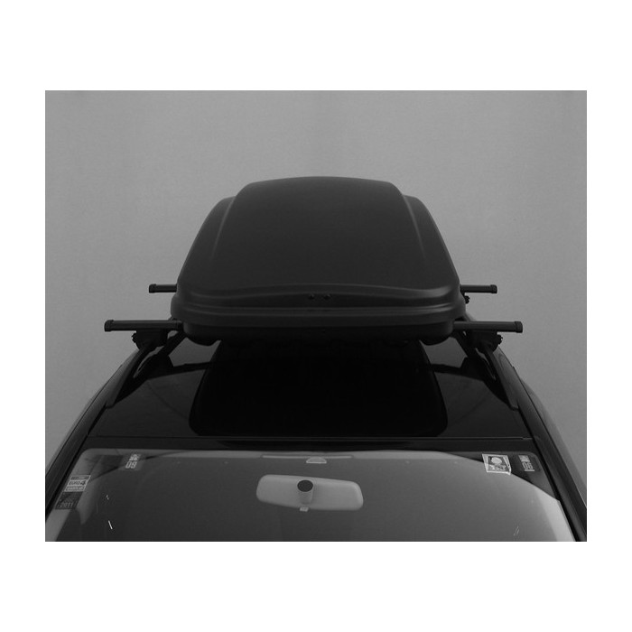 Coffre de toit CRUB 430 Litres Noir et barres de toit Hyundai Tucson Avec  toit panoramique A partir de 2015 Farad N18-CRUB-NOIR+N15066-(1062) :  , la référence des accessoires pour équiper votre voiture