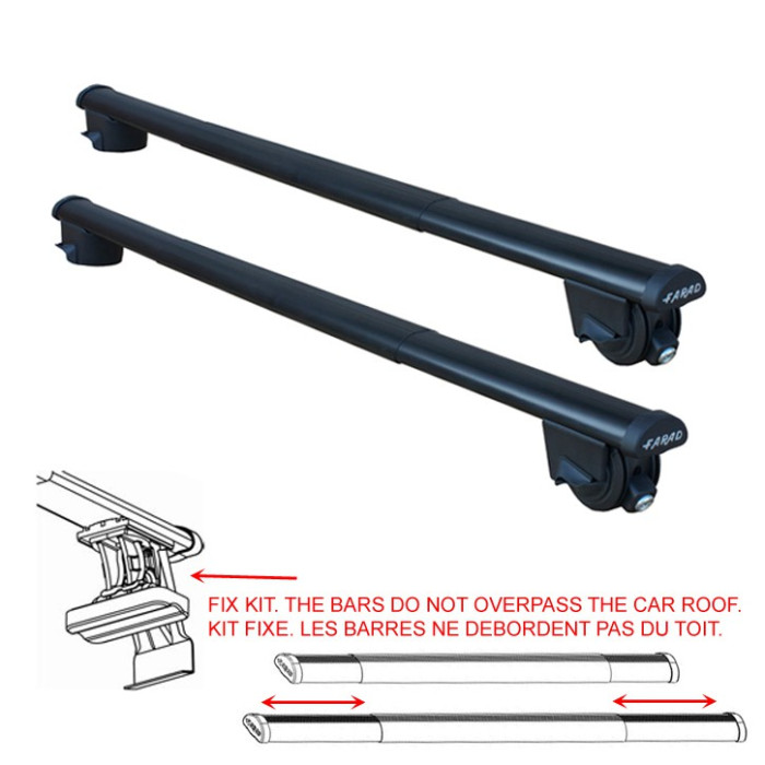 Barres de toit Farad Iron 3 SM02 Long