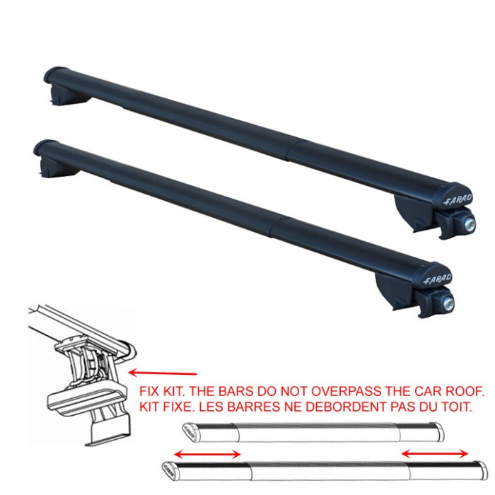 Barres de toit Farad Iron 3 BM04 Long