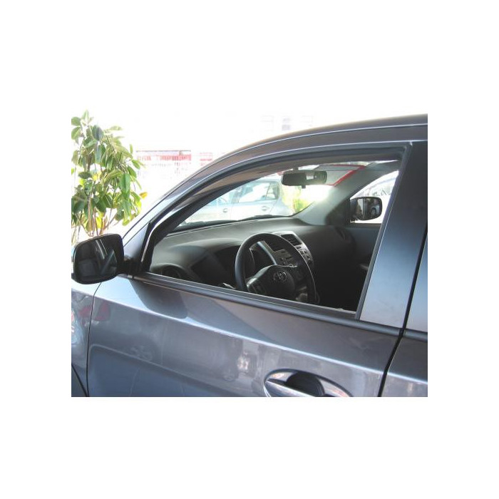 Farad 1-12.585 Déflecteurs D'Air 2 Pièces Pour Portes Avant Dacia Lodgy - Gris Compatible Anti-Pincement