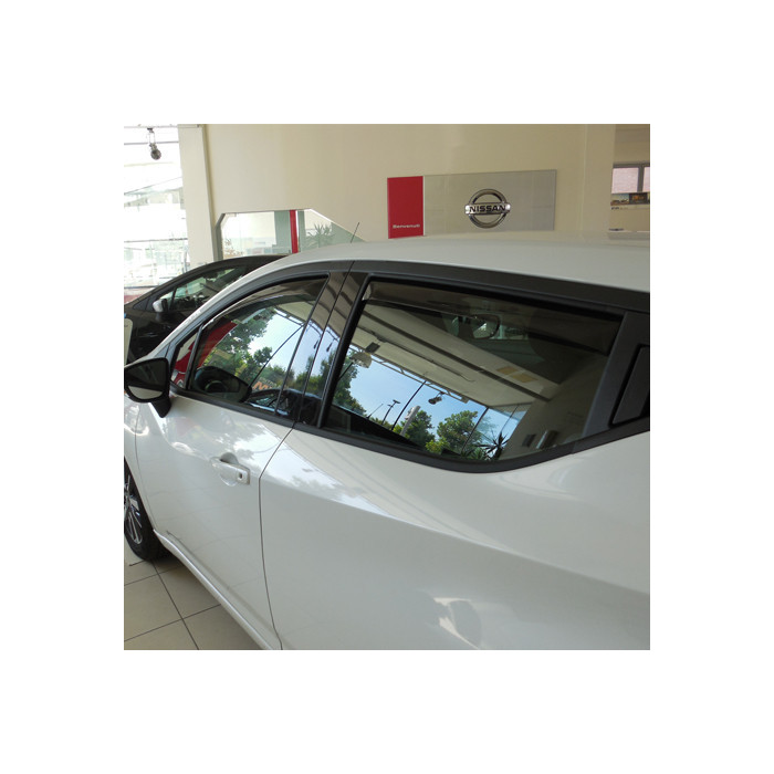 Déflecteurs d'air Farad pour NISSAN MICRA 5 portes 2017> - portes avant + arrière