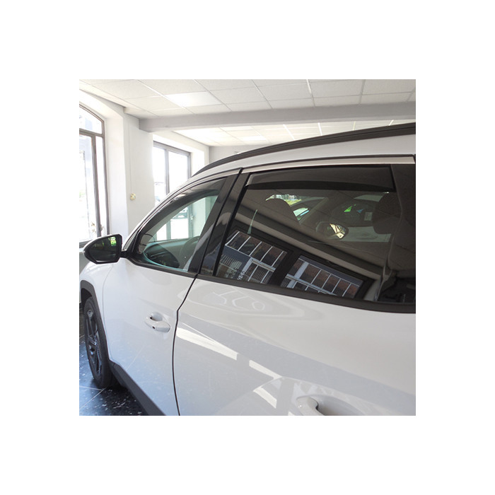 Déflecteurs De Vent Pluie D'air Pour Mercedes Classe E W211 2002-2009 - Foto 8